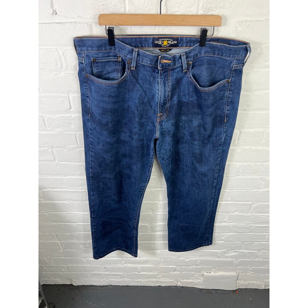 Lucky Brand Men's 361 Vintage Straight Leg Denim Jeans Mid Rise Blue Size 38/30